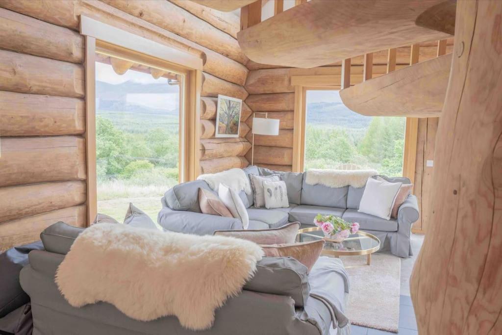 Wild Nurture Eco Luxury Offgrid Log Cabin Fort William Exterior foto